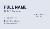 Casual Business Card example 1