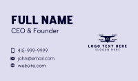 Aerial Quadcopter Drone  Business Card Design