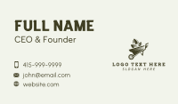 Leaf Garden Wheelbarrow  Business Card