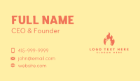 Frying Business Card example 2