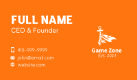 Flame Gaming Sword  Business Card Image Preview