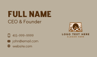 Outdoor Mountain Hiking Business Card