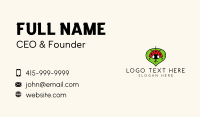 Ladybug Leaf  Business Card Design