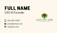 Ladybug Leaf  Business Card