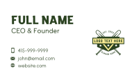 Baseball Business Card example 1