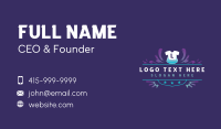 Laundry T-Shirt Clothing Business Card