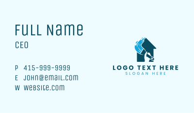 House Paint Remodeling Business Card