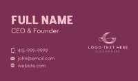 Event Styling Business Card example 2