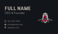 Bowling Pin Banner Business Card Design