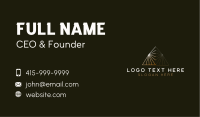 Architect Pyramid Firm Business Card
