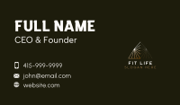 Architect Pyramid Firm Business Card