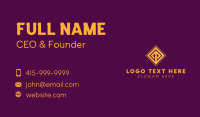 Golden Business Card example 4
