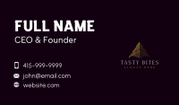 Premium Pyramid Triangle Business Card Design