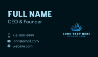 Car Auto Washing Vehicle Business Card Design