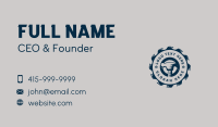 Hammer Saw Carpentry Business Card