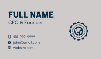 Hammer Saw Carpentry Business Card