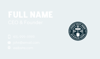 Lawn Gardening Shovel Business Card Design