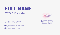 Eyelash Beauty Cosmetics Business Card