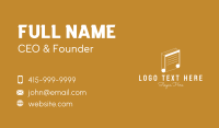 Song Book Business Card example 3