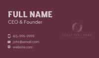 Pink Business Card example 3