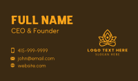 Golden Lotus Yoga Spa  Business Card