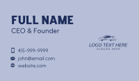 Car Racing Garage Business Card