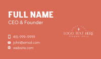 Minimalist Star Business Business Card