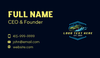 Car Wash Detailing Business Card