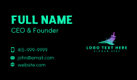 Brush Paint Contractor Business Card Design