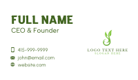 Garden Leaf Wellness  Business Card