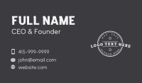 Hipster Generic Business Business Card