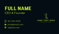 Property Construction Builder  Business Card Design