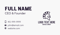 Spartan Business Card example 3