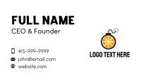Tangerine Business Card example 2