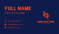 Electrical Energy Bolt  Business Card