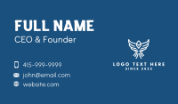 White Bird Emblem Business Card