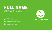 Green Mortar & Pestle Business Card