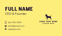 Pet Dog Training Business Card