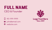 Flower Bloom Orchid  Business Card