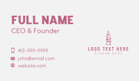 Artisanal Candle Maker Business Card