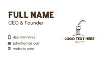 Record Business Card example 1