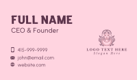 Crescent Woman Goddess Business Card