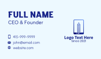 Cellphone Business Card example 3