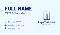 Pencil Mobile Tablet  Business Card Design