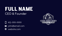 Excavator Machinery Builder Business Card