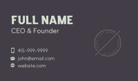 Reception Business Card example 4