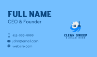 Clean House Sweeper Business Card Image Preview