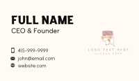 Elegant Female Jewelry Business Card