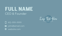 Facial Business Card example 3