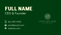 Tent Camping Site Business Card